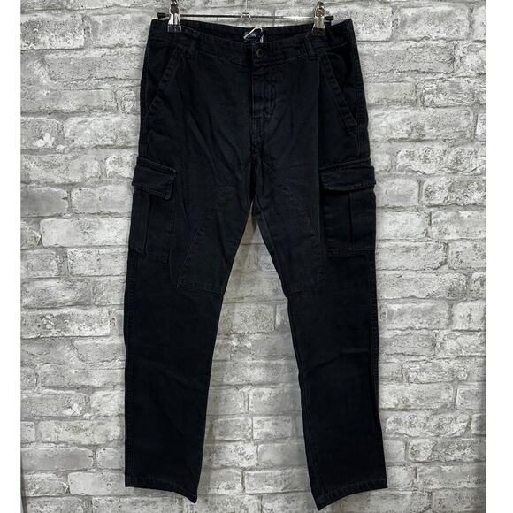 NWT Vilebrequin Kid's Sz 12‎ Washed Black Cargo Tapered Pant - Picture 1 of 13